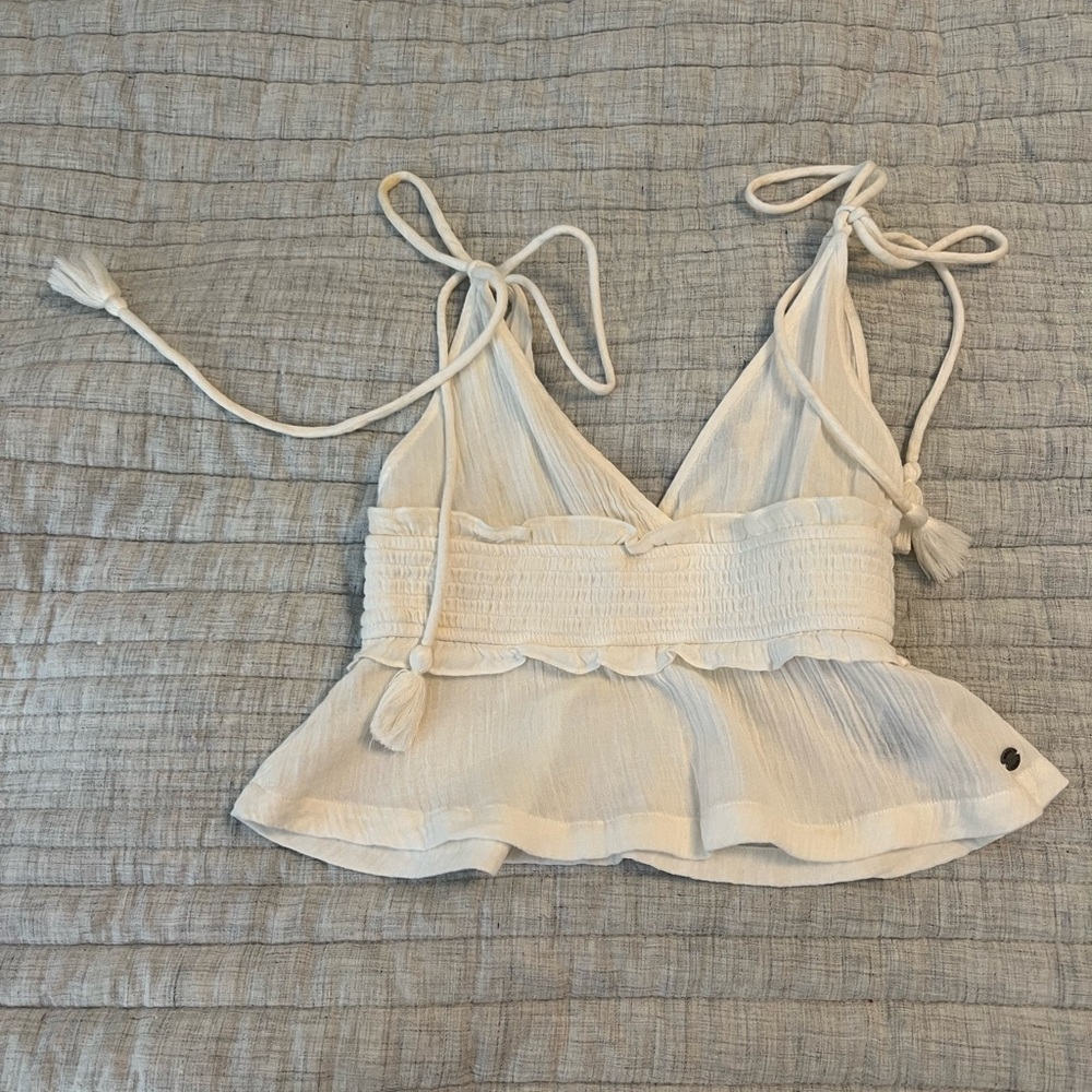 Beige summer top
